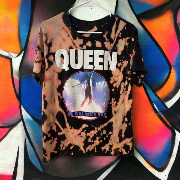 Queen Bleeched Throwback Tee - Picture 1 of 2
